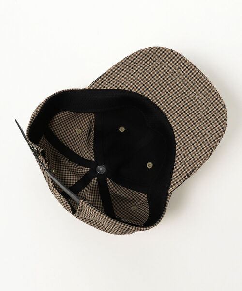 BEAMS LIGHTS（ビームスライツ）の「BEAMS LIGHTS / チェック ベースボールキャップ（キャップ・メンズ・ベージュ/ブラウン・ONE SIZE）」の16枚目の写真