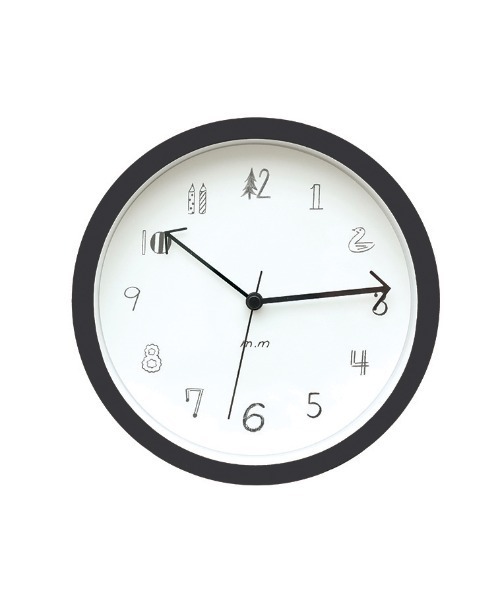 松尾ミユキ（マツオミユキ）の「松尾ミユキ/掛け時計 S（掛け時計・レディース・ベージュ/ブラック/ホワイト/グレー・FREE）」の3枚目の写真