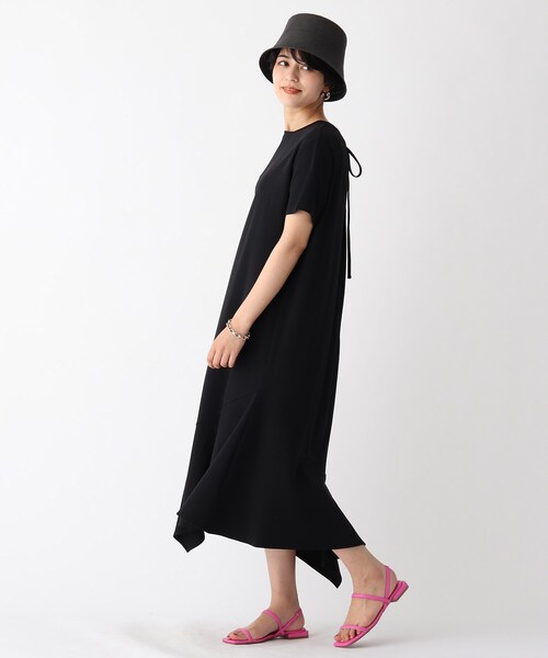 OPAQUE.CLIP(オペークドットクリップ)の「◆【C】イレヘムバックシャンカットソーワンピース【WEB限定サイズ】(ワンピース・レディース・チャコールグレー/ブラック/カーキ・40/38/36)」の11枚目の写真