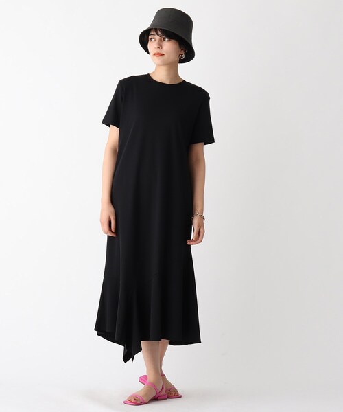 OPAQUE.CLIP(オペークドットクリップ)の「◆【C】イレヘムバックシャンカットソーワンピース【WEB限定サイズ】(ワンピース・レディース・チャコールグレー/ブラック/カーキ・40/38/36)」の18枚目の写真