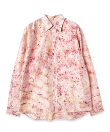 【NANUA】NATURAL UNEVEN DYED SILK SHIRT