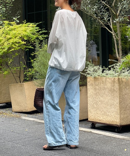 BEARDSLEY - ビアズリー  シャツTシャツ ビアズリー BEARDSLEY Tブラウス （white） -ファッション通販