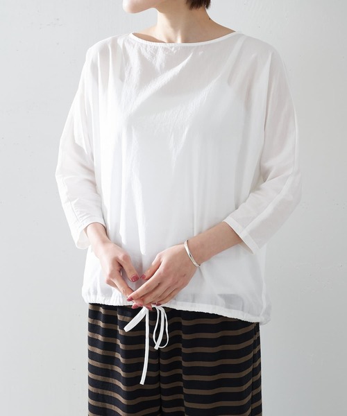 BEARDSLEY(ビアズリー)の「シャツTシャツ(シャツ/ブラウス・レディース・ホワイト/ブラック/ネイビー/ブラック系その他2/ブラック系その他/バイオレット/グリーン系・FREE)」の21枚目の写真