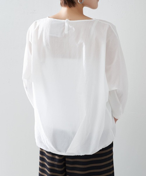 BEARDSLEY(ビアズリー)の「シャツTシャツ(シャツ/ブラウス・レディース・ホワイト/ブラック/ネイビー/ブラック系その他2/ブラック系その他/バイオレット/グリーン系・FREE)」の8枚目の写真