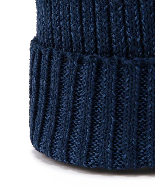 UNITED ARROWS(ユナイテッドアローズ)の「UA ミックス ニット キャップ(ニットキャップ/ビーニー・メンズ・オリーブ/コバルトブルー・フリー)」の4枚目の写真