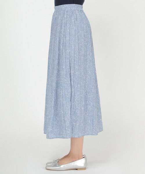 ikka(イッカ)の「カセン消しプリーツスカート(スカート・レディース・オフホワイト/チャコールグレー/スカイブルー/ベージュ・S/M/L)」の8枚目の写真