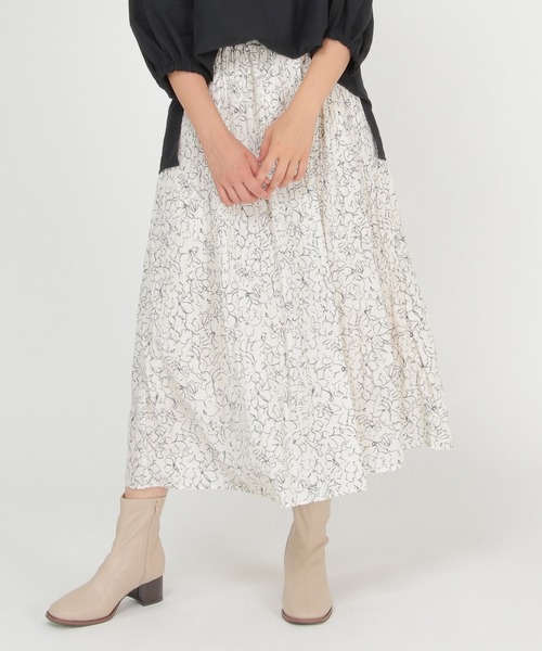 ikka(イッカ)の「カセン消しプリーツスカート(スカート・レディース・オフホワイト/チャコールグレー/スカイブルー/ベージュ・S/M/L)」の19枚目の写真