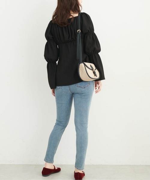 FREE'S MART（フリーズマート）の「◆フレアスリーブチュニックブラウス（シャツ/ブラウス・レディース・ホワイト/ブラック/ピンク・FREE）」の9枚目の写真