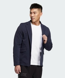 ✨美品✨【adidas】メンズ/カジュアルジャケット（L）ネイビー/内ポケット有 Lサイズ 極美品 adidas アディダス トラックジャケット ジャージ