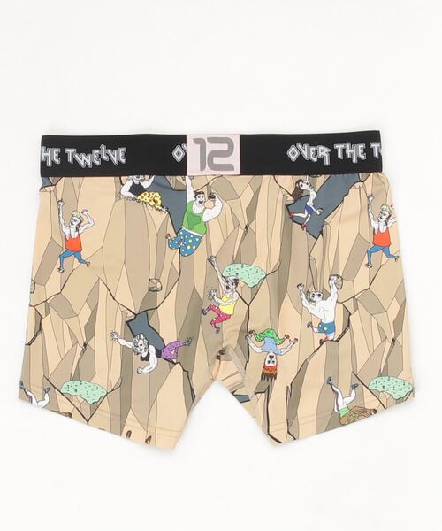 OVER THE TWELVE（オーバーザトゥウェルブ）の「OVER THE TWELVE（オーバーザトゥエルブ）昇華転写"クライミング2022"柄プリントMICRO（その他アンダーウェア/インナー・メンズ・グレー/ベージュ・L/M/XL）」の4枚目の写真