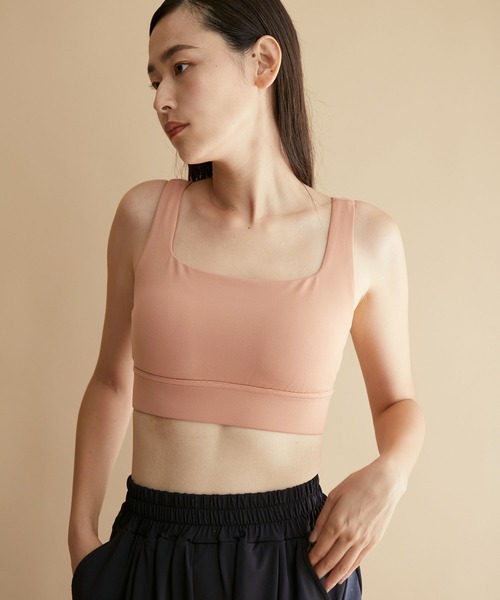 XEXYMIX(ゼクシィミックス)の「【XEXYMIX】ゼラ インテンション X ブラトップ(スポーツブラ・レディース・キャメル/ブラック/ピンク系その他・M/S)」の3枚目の写真