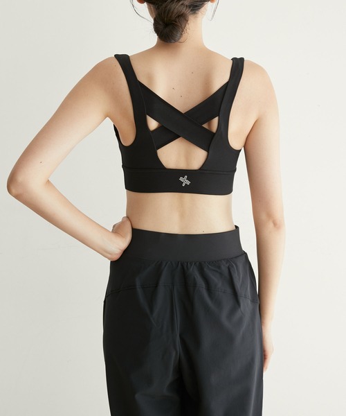 XEXYMIX(ゼクシィミックス)の「【XEXYMIX】ゼラ インテンション X ブラトップ(スポーツブラ・レディース・キャメル/ブラック/ピンク系その他・M/S)」の6枚目の写真