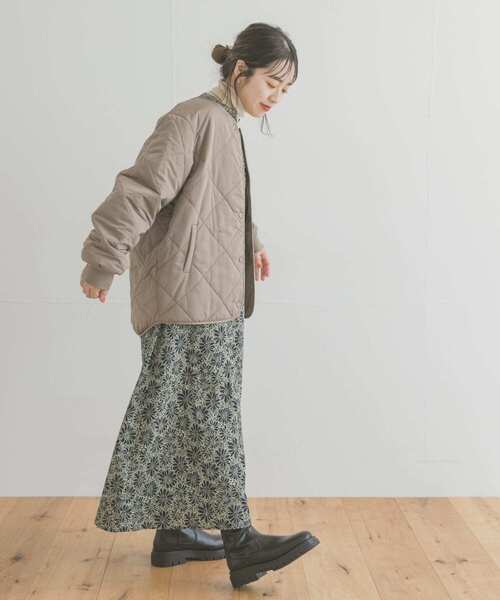 ITEMS URBANRESEARCH(アイテムズ アーバンリサーチ)の「花柄ラグランワンピース(ワンピース・レディース・ベージュ系その他/グリーン/グリーン系その他/ブルー系その他/マスタード・FREE/SMALL)」の14枚目の写真