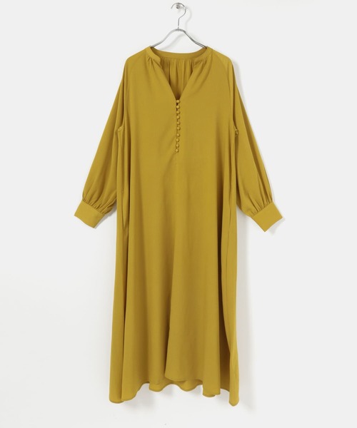 ITEMS URBANRESEARCH(アイテムズ アーバンリサーチ)の「花柄ラグランワンピース(ワンピース・レディース・ベージュ系その他/グリーン/グリーン系その他/ブルー系その他/マスタード・FREE/SMALL)」の20枚目の写真