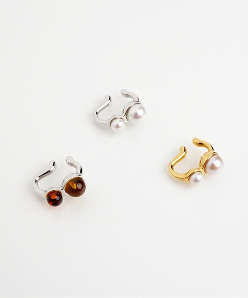 【AROM.】(アロム) イヤーカフ S AROM.（アロム）の「【AROM. / アロム】EAR CUFF S 色石
