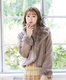 しなやかで上品なスエードジャケット