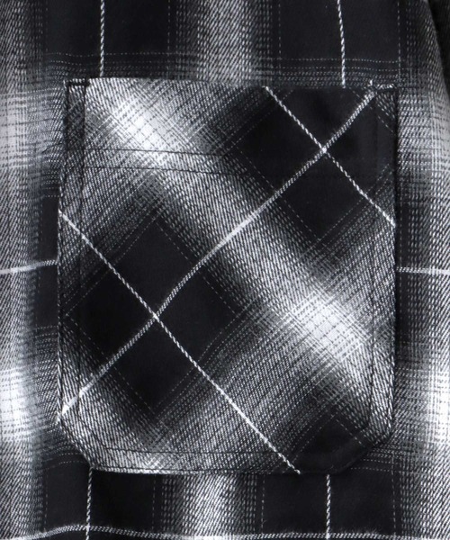 SITRY（シトリー）の「Oversize Drop shoulder check shirt/オーバーサイズ ドロップショルダー チェック シャツ（シャツ/ブラウス・メンズ・ホワイト/レッド/イエロー/グリーン・LL/M/L）」の6枚目の写真