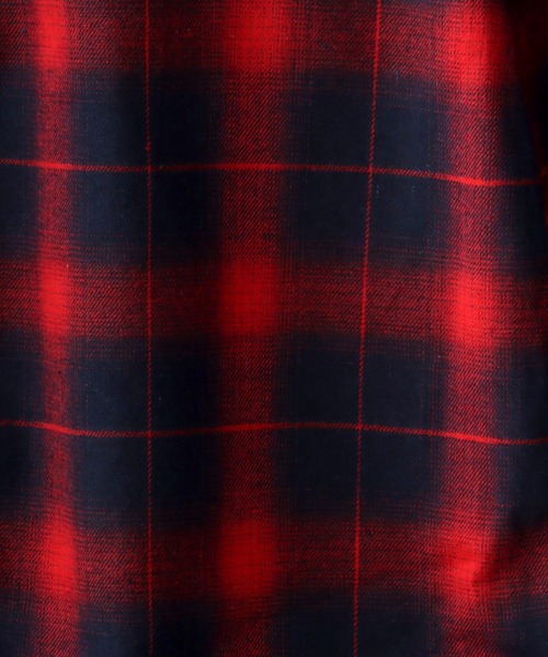 SITRY（シトリー）の「Oversize Drop shoulder check shirt/オーバーサイズ ドロップショルダー チェック シャツ（シャツ/ブラウス・メンズ・ホワイト/レッド/イエロー/グリーン・LL/M/L）」の10枚目の写真