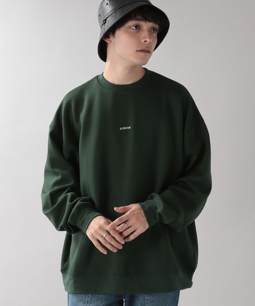RAGEBLUE(レイジブルー)の「プチ刺繍テッククルーネック(スウェット・メンズ・オフホワイト/グリーン/グレー/ブラック・MEDIUM/LARGE)」の19枚目の写真