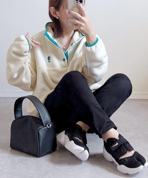 U.S. POLO ASSN.(ユーエスポロアッスン)の「U.S. POLO ASSN. /ユーエスポロアッスン 別注 ワンポイント刺繍 スナップボタンフリースプルオーバー(スウェット・レディース・ブラック/ベージュ/カーキ/オレンジ/アイボリー/ネイビー・FREE)」の10枚目の写真
