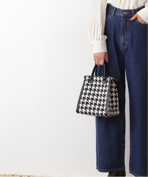 N.（N. Natural Beauty Basic）（エヌエヌナチュラルビューティーベーシック）の「◆フレームデザインスクエアミニトートバッグ（トートバッグ・レディース・ブラック系その他/ブラウン系その他・ﾌﾘ-）」の7枚目の写真