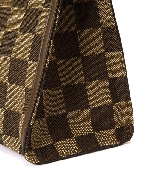 N.（N. Natural Beauty Basic）（エヌエヌナチュラルビューティーベーシック）の「◆フレームデザインスクエアミニトートバッグ（トートバッグ・レディース・ブラック系その他/ブラウン系その他・ﾌﾘ-）」の12枚目の写真