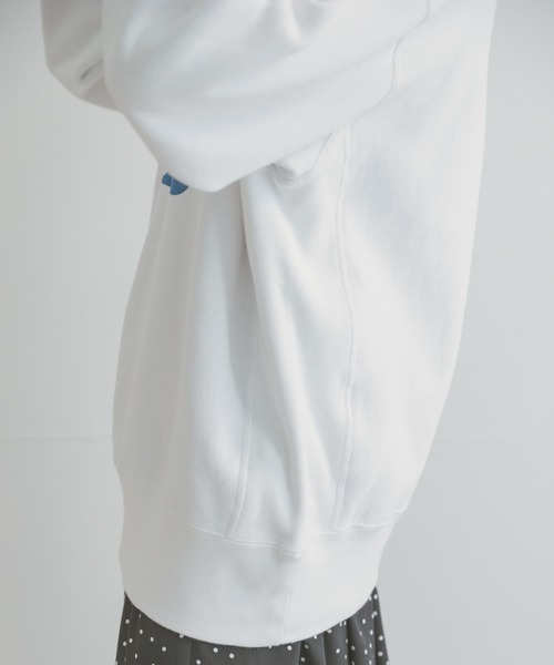 Champion（チャンピオン）の「Champion　REVERSE WEAVE SWEAT（ニット/セーター・レディース・ネイビー/オートミール/ホワイト・LARGE）」の11枚目の写真