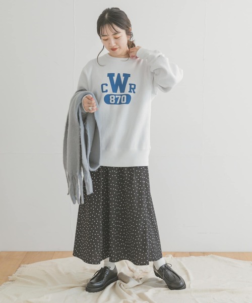Champion（チャンピオン）の「Champion　REVERSE WEAVE SWEAT（ニット/セーター・レディース・ネイビー/オートミール/ホワイト・LARGE）」の12枚目の写真