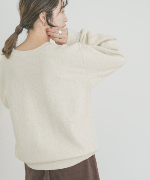 Champion（チャンピオン）の「Champion　REVERSE WEAVE SWEAT（ニット/セーター・レディース・ネイビー/オートミール/ホワイト・LARGE）」の19枚目の写真