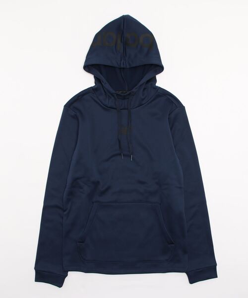 NEW BALANCE(ニューバランス)の「ニューバランス New Balance チェストロゴ フリースフーディ(パーカー・メンズ・ブラック/ネイビー/グレー・S/LL/L/M/3L)」の3枚目の写真