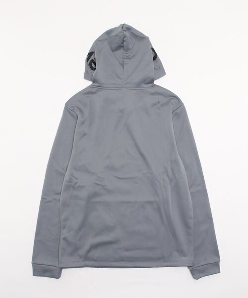 NEW BALANCE(ニューバランス)の「ニューバランス New Balance チェストロゴ フリースフーディ(パーカー・メンズ・ブラック/ネイビー/グレー・S/LL/L/M/3L)」の4枚目の写真