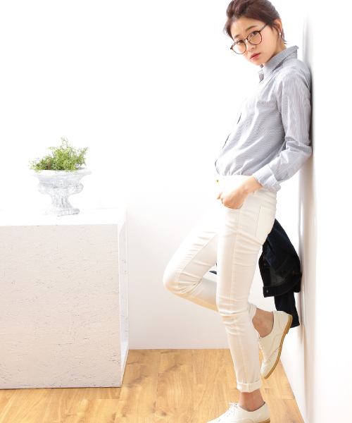 earth music&ecology(アースミュージックアンドエコロジー)の「宮崎あおいCM着用【パーカーパーカー】あらびき杢パーカー(パーカー・レディース・杢グレー/ライトグレー・MEDIUM/SMALL)」の14枚目の写真