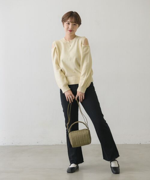 RETRO GIRL(レトロガール)の「キルティング2WAYバッグ(ショルダーバッグ・レディース・ブラック/ナチュラル/グリーン・ONE SIZE)」の8枚目の写真