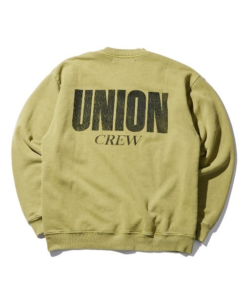 UNION（UNION TOKYO）（ユニオン）の「UNION ORIGINAL CREW LOVE CREW ユニオン スウェット クルーネック（スウェット・メンズ・ブラック/オリーブ・SMALL/MEDIUM/LARGE/X-LARGE/XX-LARGE）」の2枚目の写真