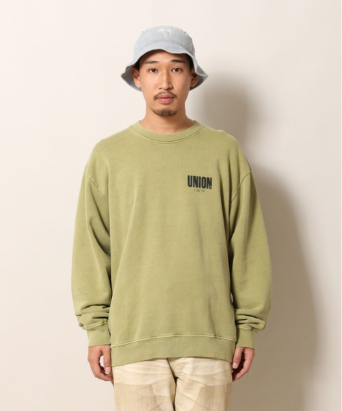 UNION（UNION TOKYO）（ユニオン）の「UNION ORIGINAL CREW LOVE CREW ユニオン スウェット クルーネック（スウェット・メンズ・ブラック/オリーブ・SMALL/MEDIUM/LARGE/X-LARGE/XX-LARGE）」の5枚目の写真