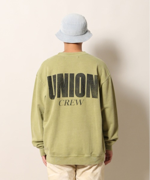 UNION（UNION TOKYO）（ユニオン）の「UNION ORIGINAL CREW LOVE CREW ユニオン スウェット クルーネック（スウェット・メンズ・ブラック/オリーブ・SMALL/MEDIUM/LARGE/X-LARGE/XX-LARGE）」の6枚目の写真