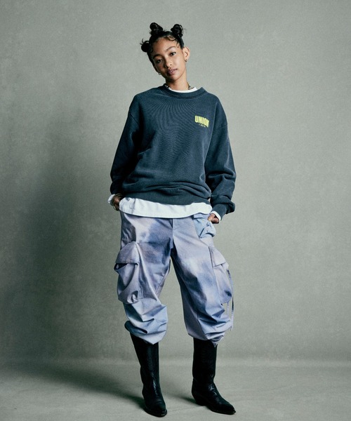 UNION（UNION TOKYO）（ユニオン）の「UNION ORIGINAL CREW LOVE CREW ユニオン スウェット クルーネック（スウェット・メンズ・ブラック/オリーブ・SMALL/MEDIUM/LARGE/X-LARGE/XX-LARGE）」の15枚目の写真