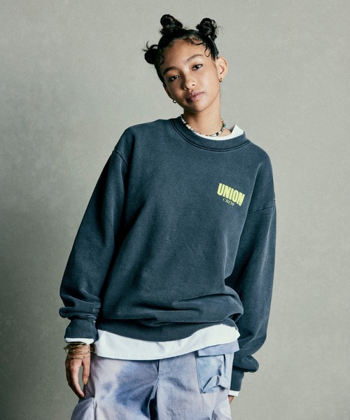 UNION（UNION TOKYO）（ユニオン）の「UNION ORIGINAL CREW LOVE CREW ユニオン スウェット クルーネック（スウェット・メンズ・ブラック/オリーブ・SMALL/MEDIUM/LARGE/X-LARGE/XX-LARGE）」の16枚目の写真