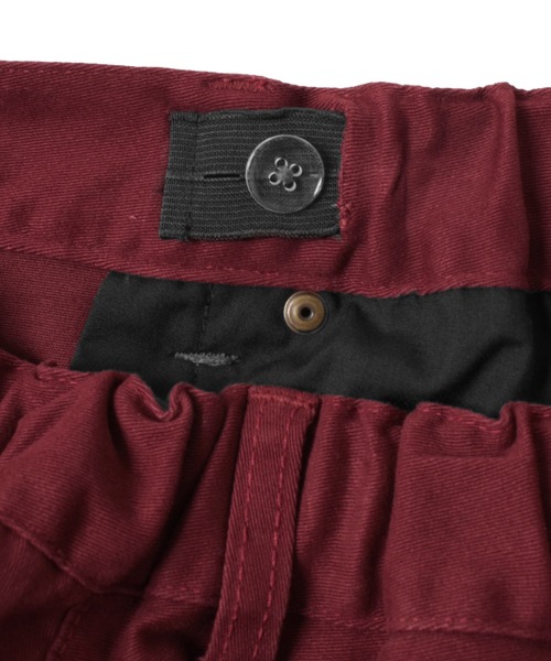 GLAZOS（グラソス）の「カラーツイルスリムパンツ（その他パンツ・キッズ・ネイビー/ブラック/ベージュ/カーキ/エンジ・150cm/160cm/140cm/170cm）」の12枚目の写真