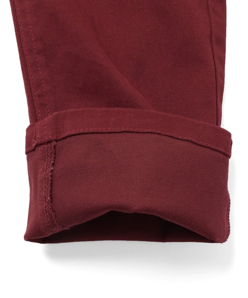 GLAZOS（グラソス）の「カラーツイルスリムパンツ（その他パンツ・キッズ・ネイビー/ブラック/ベージュ/カーキ/エンジ・150cm/160cm/140cm/170cm）」の7枚目の写真