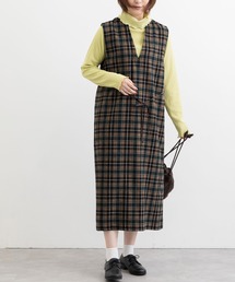 POU DOU DOU | Vネックジャンスカ(ワンピース)