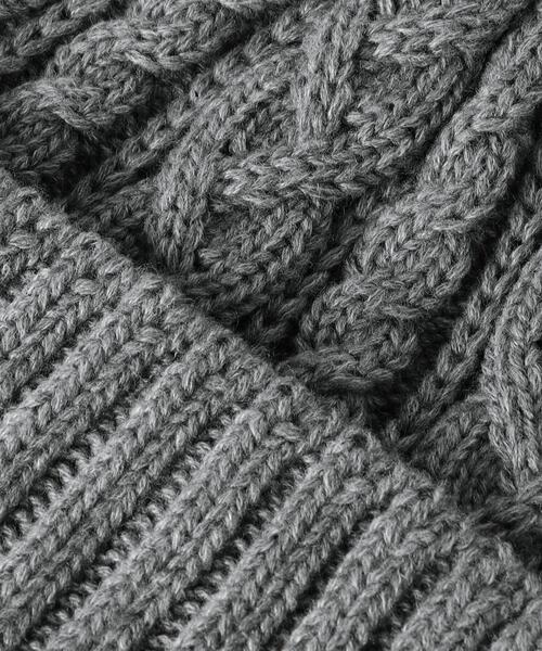 THE NORTH FACE（ザノースフェイス）の「＜THE NORTH FACE＞ Cable Beanie/ビーニー（ニットキャップ/ビーニー・メンズ・ライトグレー/ブラック/ネイビー/ダークグレー・FREE）」の6枚目の写真