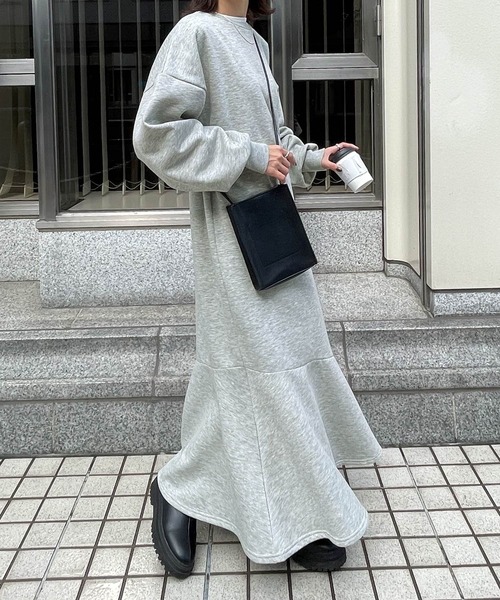 スウェットロングワンピース（ワンピース）｜Chillfar