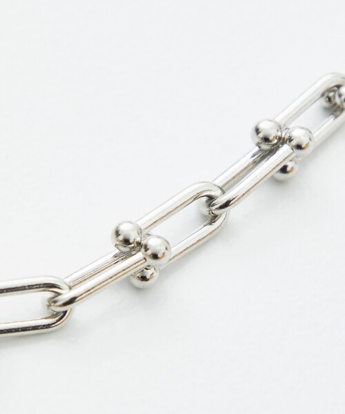 LiNoH(リノー)の「LINK CHAIN BRACELET/リンクチェーンブレスレット(ブレスレット・メンズ・シルバー・FREE)」の4枚目の写真