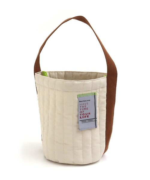 BREEZE by yumi.（ブリーズバイユミ）の「WEB限定 ヌビ（キルティング）バッグ 【BREEZE by yumi】（ハンドバッグ・キッズ・アイボリー・FREE）」の4枚目の写真