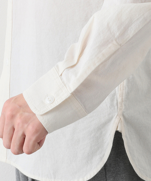 OAXACA(オアハカ)の「【OAXACA / オアハカ】 ブルーサシャツ(シャツ/ブラウス・メンズ・ホワイト系その他・LARGE/X-LARGE)」の9枚目の写真