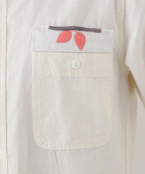 OAXACA(オアハカ)の「【OAXACA / オアハカ】 ブルーサシャツ(シャツ/ブラウス・メンズ・ホワイト系その他・LARGE/X-LARGE)」の10枚目の写真