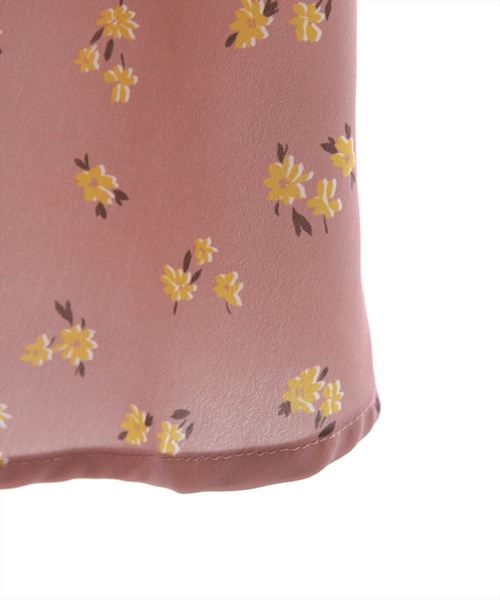 clear(クリア)の「小花柄ボウタイワンピース(ワンピース・レディース・ラベンダー/テラコッタ・F)」の10枚目の写真