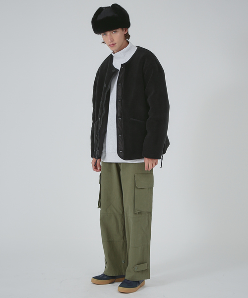 【RUBEN/ルーベン】RUS-6370FAKESUEDEFLIGHTCAP/フライトキャップパイロットキャップボア耳付帽子