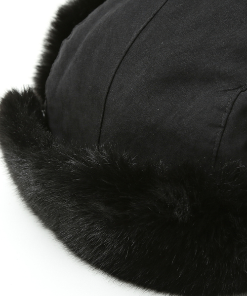 【RUBEN/ルーベン】RUS-6370FAKESUEDEFLIGHTCAP/フライトキャップパイロットキャップボア耳付帽子